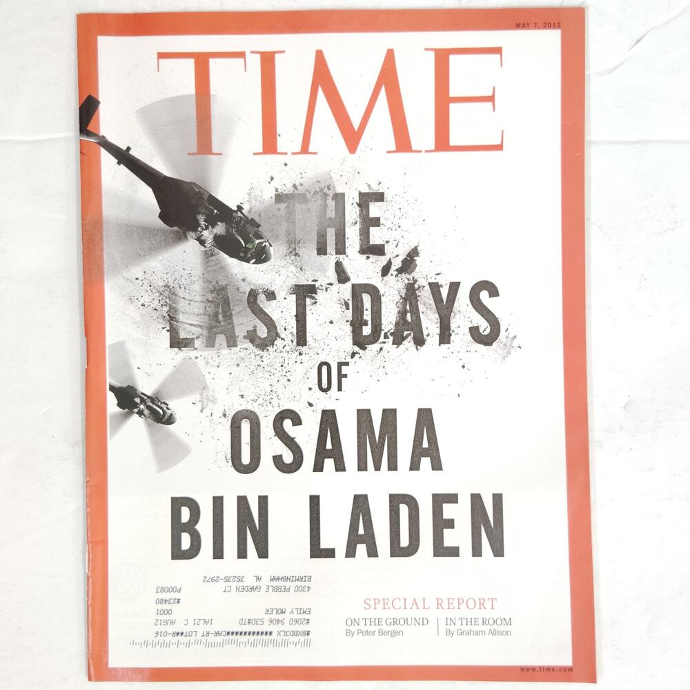 Time Magazine May 7, 2012 - Last Days of Osama Bin Laden, Ironman Avengers
